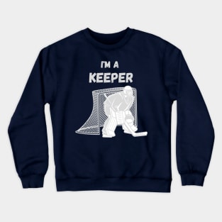 Hockey goal keeper Crewneck Sweatshirt